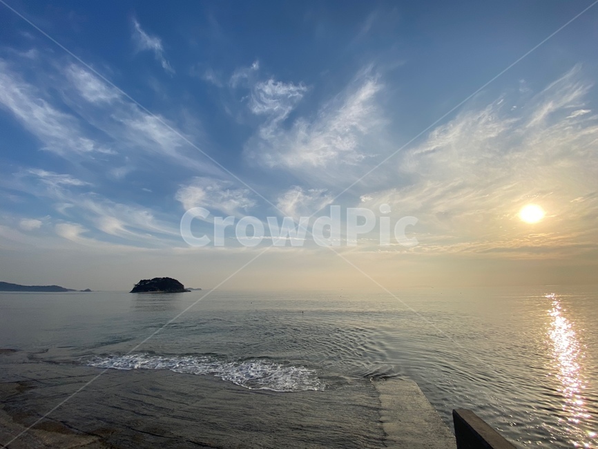 nature,자연,바다,대양,sea,파란하늘,구름,바다빛