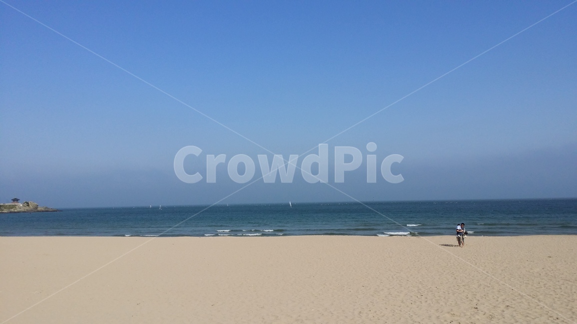 부산,바다,송정,여름,하늘,blue,sky,감성,가족,sea,beach