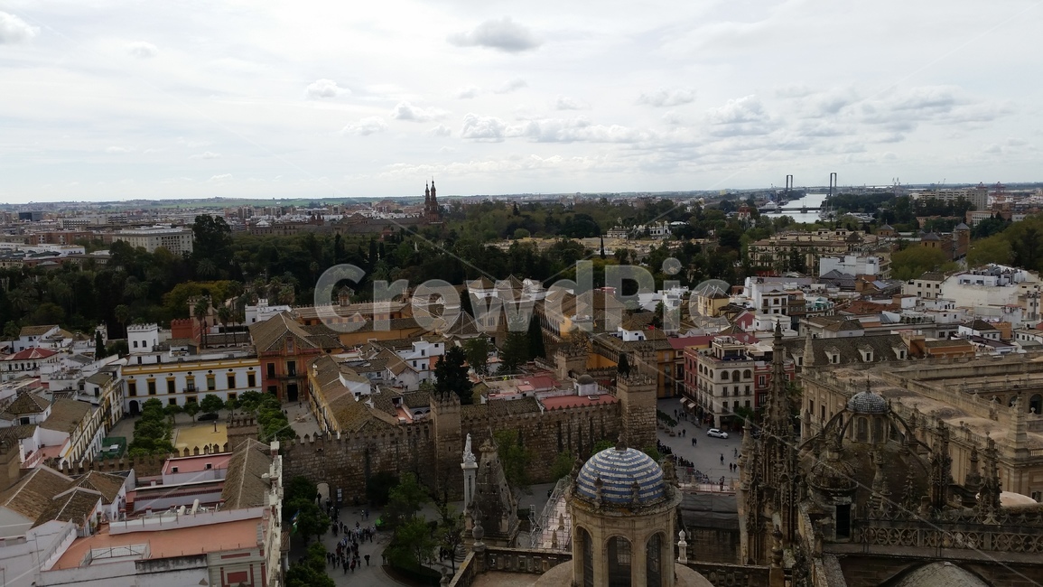 조감도,aerialview,dome,둥근천장,유럽,성당,종탑,스페인,세계도시풍경,해외도시풍경,외국도시풍경,world cityscape