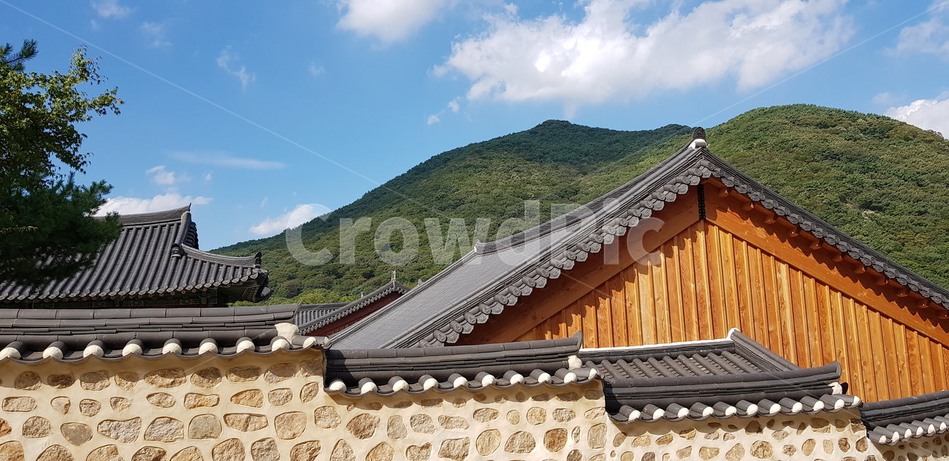하늘,절,담,돌담,기와,가을,한국전통,한국문화,korean traditional,korean culture,건축물,건물외관,exterior,building,structure,architecture,construction