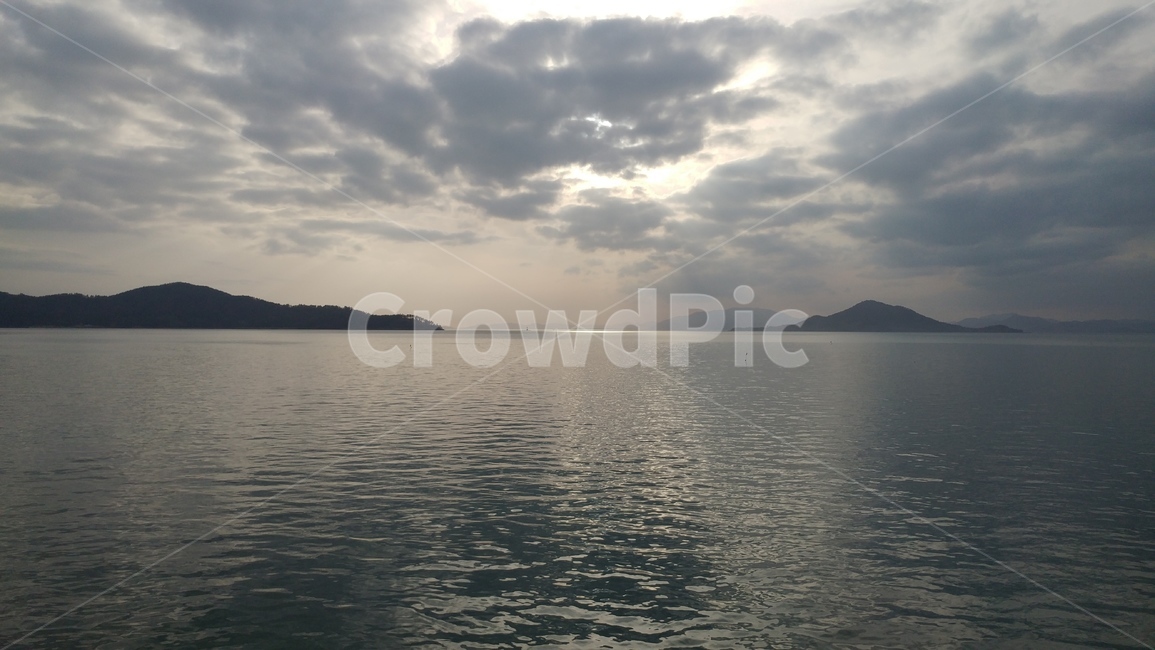 바다,풍경,자연,구름,하늘,섬