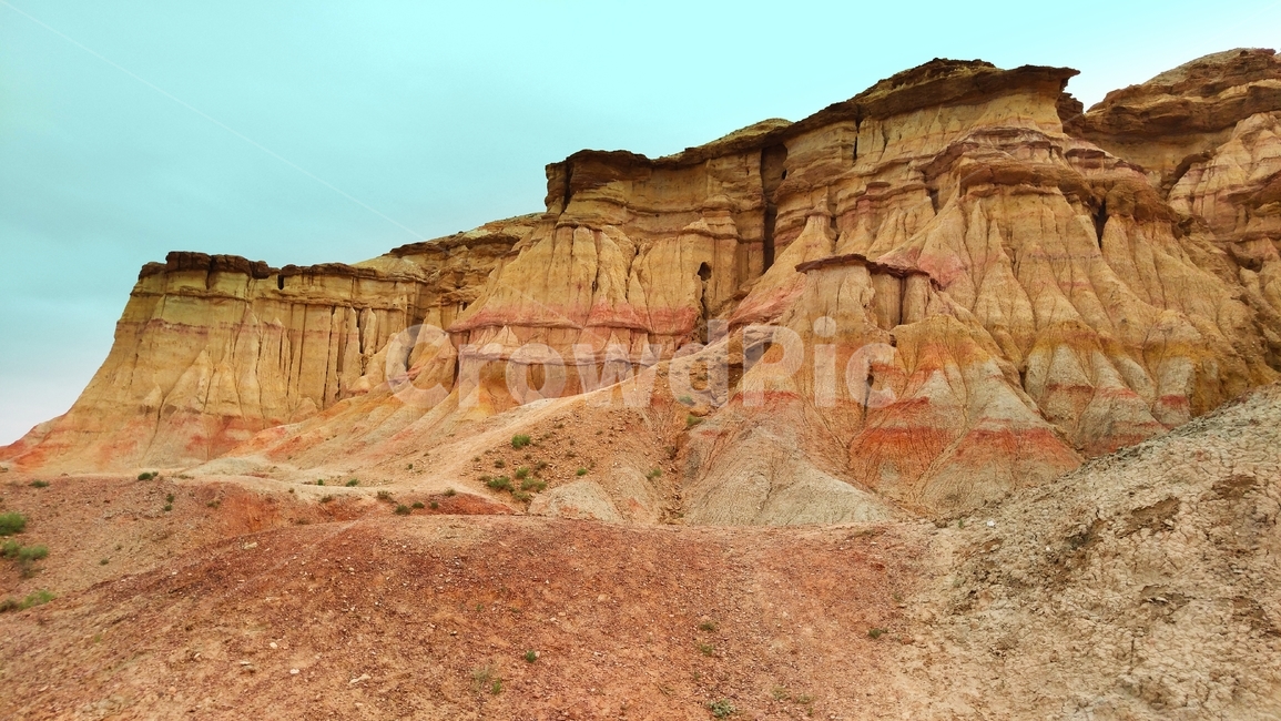 nature,자연,mesa,절벽,벼랑,낭떨어지,cliff,precipice,몽골,mongolia,건조한,dried,사막,desert