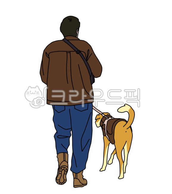 산책,개산책,외출,강아지,개,산책일러스트,개산책일러스트,산책하는뒷모습,산책하는,가을산책,유산소,일러스트,dogwalk,walk,주말산책,취미,illust,반려견,반려동물,반려견산책