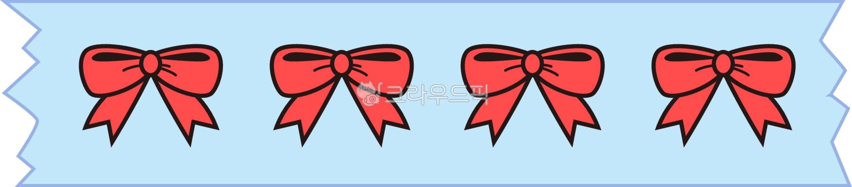 리본,마스킹테이프,테이프,귀여운,빨강리본,장식적인,벡터