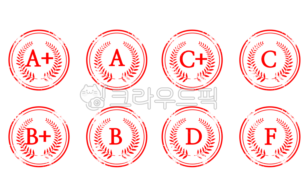 알파벳,패턴,학점,점수,등급,레벨,도형,월계수,도장,스템프,일러스트,학생,학교,누끼,투명,교육,학교,공부,education,learning,study,school,누끼,remove background