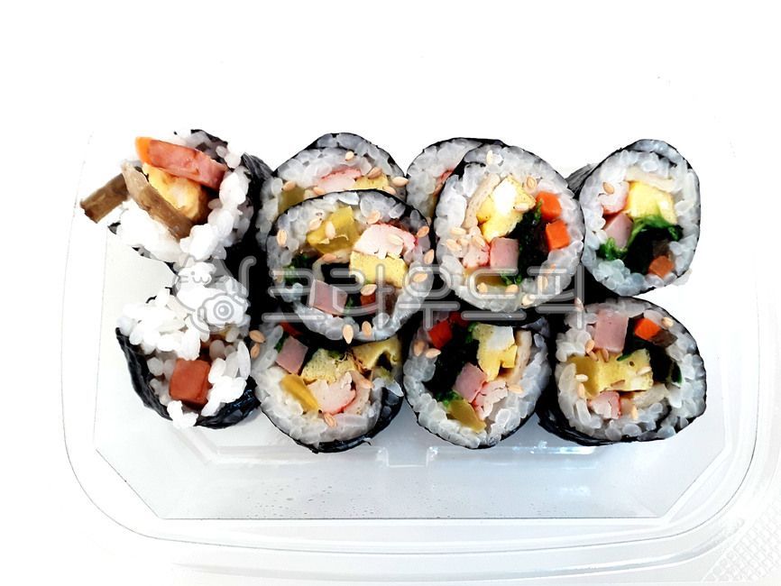김밥, 밥, 김, 음식, food, 사진,이미지,일러스트,캘리그라피 - 신정작가