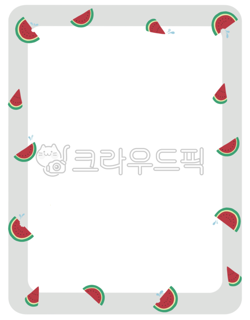 kindergarten,adornment,Good Note,watermelon border,family communication,summer,watermelonillust,school,watermelon,watermelon illustration,decoration,announcement,border,invitation,Summer Vacation,Day care Center,notice board,frameillust,writing pad,Dakku,