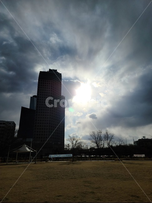 서울,한강,여의도,여의나루,하늘,빛,flare,플레어,light,officebuilding,사무실건물,building,건물