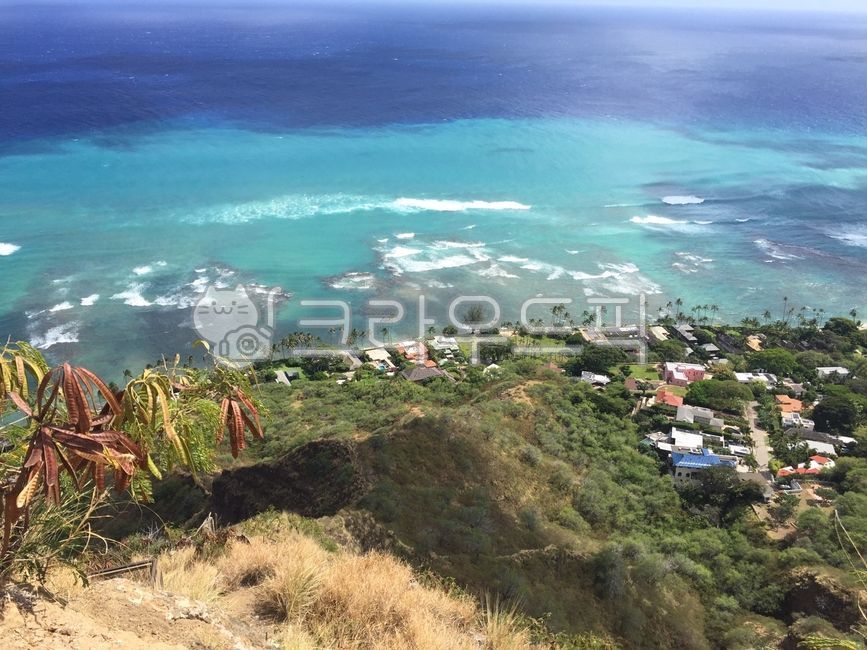 Diamond Head Summit,ocean,nature,Hawaii Diamond Head,summer