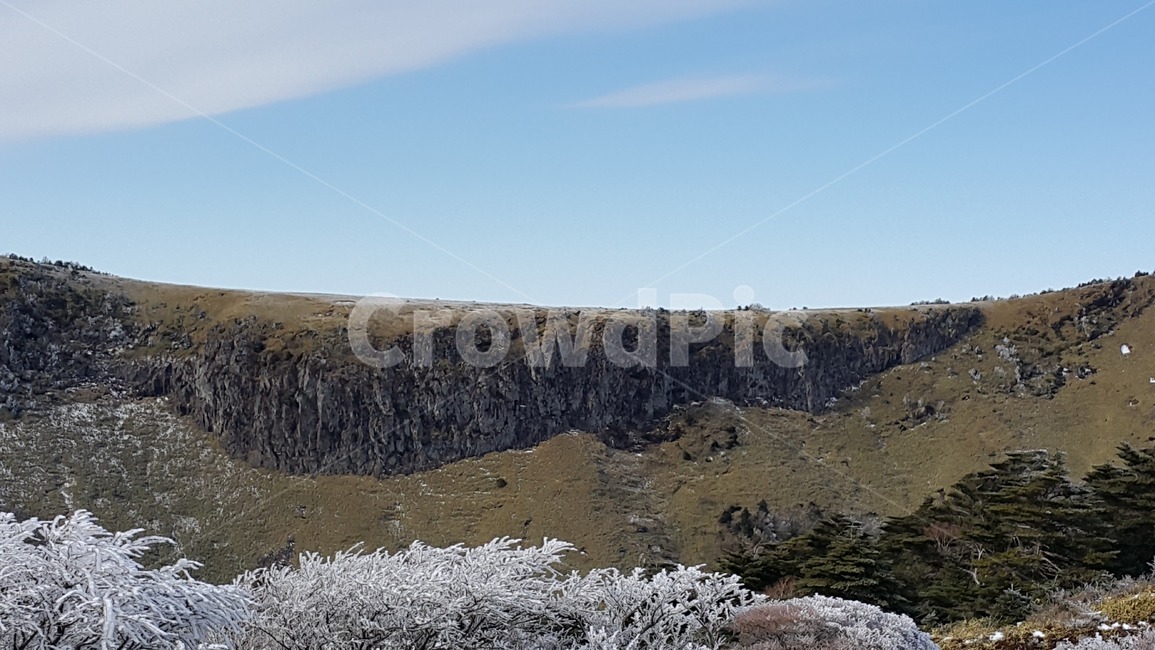 하늘,산,언덕,바람,제주,제주도,겨울,감성,고독