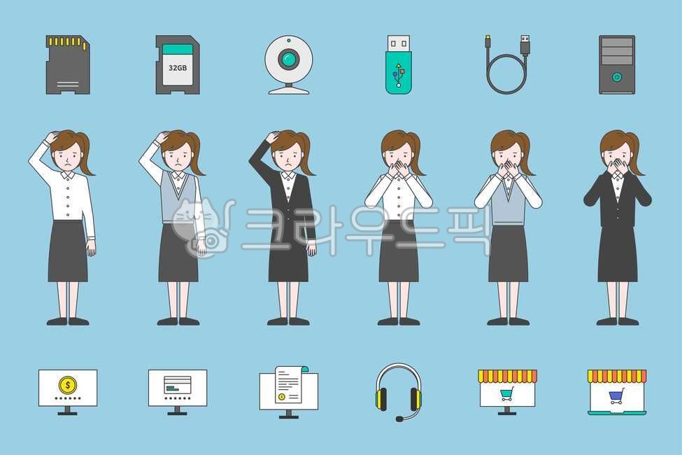 data,Illustration,documents,usb,shopping mall,office,laptop,white collar,cart,character,drawing,shopping cart,action,businesswoman,female,worker,credit,pose,work,documentation,office worker,person,suit,credit card,card,object,woman,memory,young,line,icon,