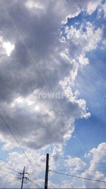 파란하늘,푸른하늘,하늘,뭉게구름,nature,자연,outdoors,옥외,sky,azuresky,하얀구름,구름,날씨,weather,적운