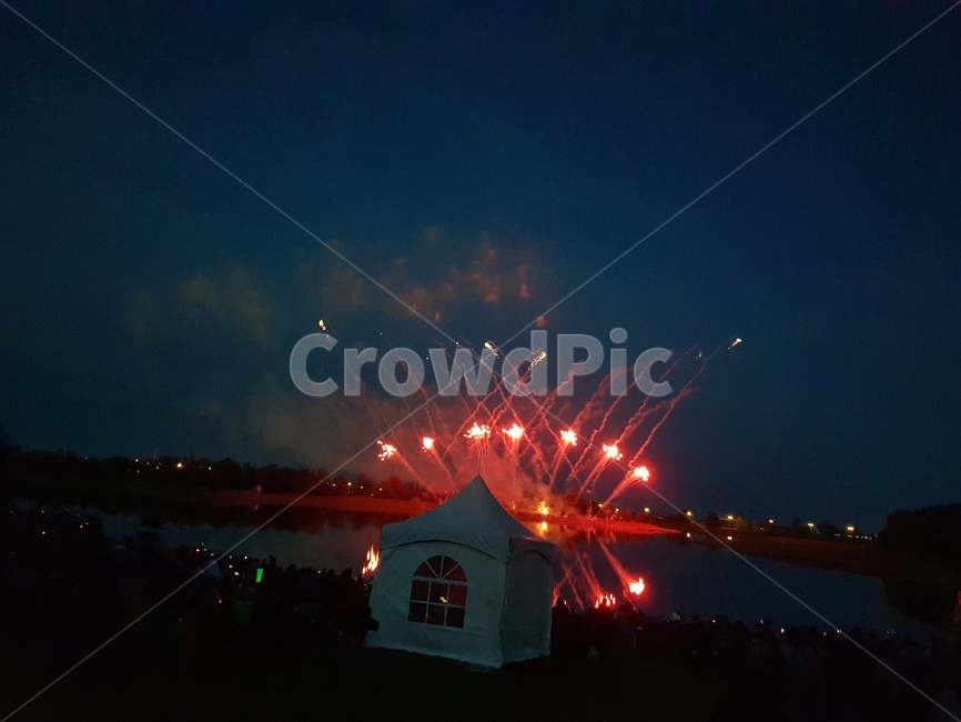 해외,축제,불꽃놀이,하늘,저녁,밤,어둠