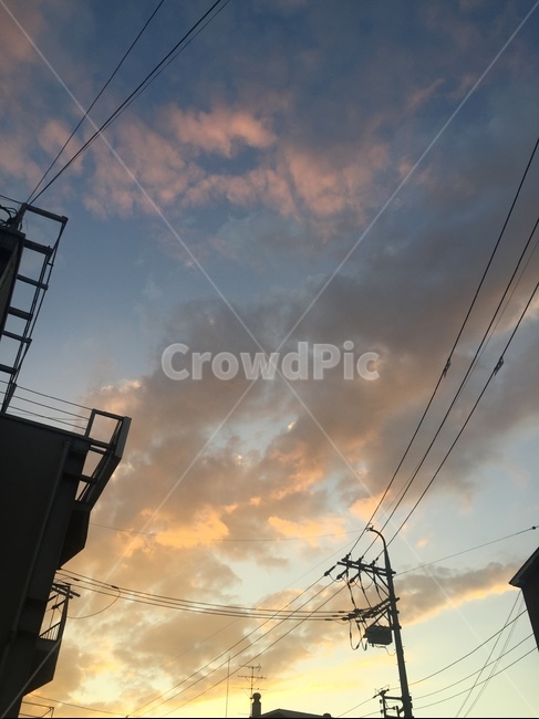 하늘,구름,노을,sky,cloud,sunset