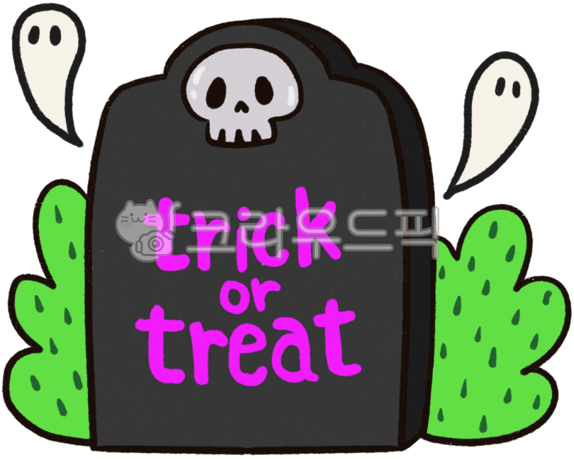 halloween,할로윈,할로윈일러스트,묘비,할로윈유령,해골,할로윈데이
