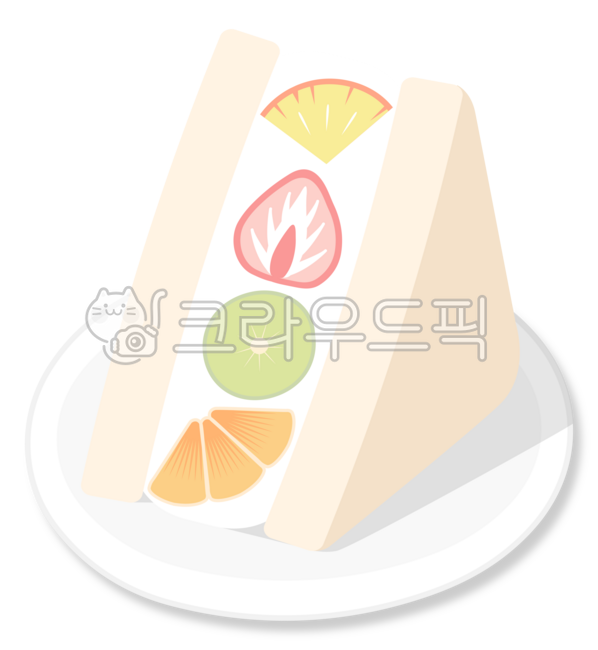 후르츠산도,산도,과일산도,과일샌드,샌드위치,딸기,샤인머스캣,파인애플,귤,과일,디저트,간식,음식,빵,식빵,요리,베이커리,생크림,달콤한,상큼한,신선한,일러스트레이션,클립아트,스티커,맛있는