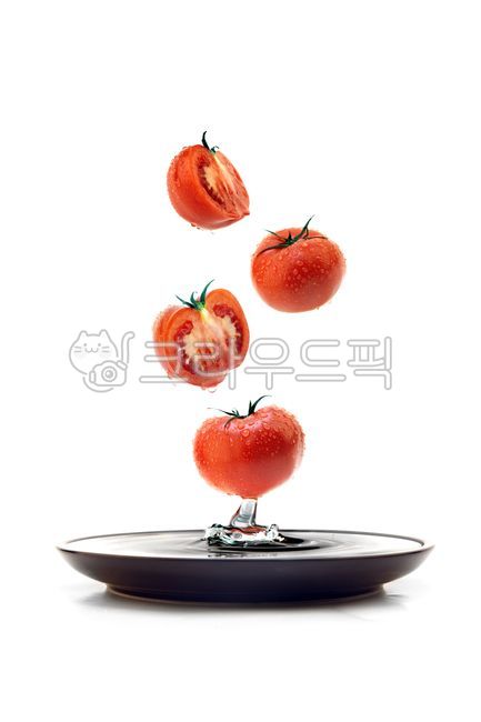 Cherry tomato,Fruit,fruit,plate,tomato,wave,water drop,underwater,bubbles