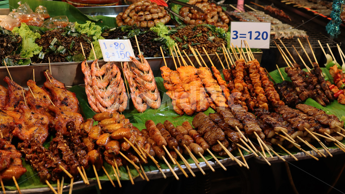 꼬치,태국,동남아,야시장,food,thailand,nightmarket