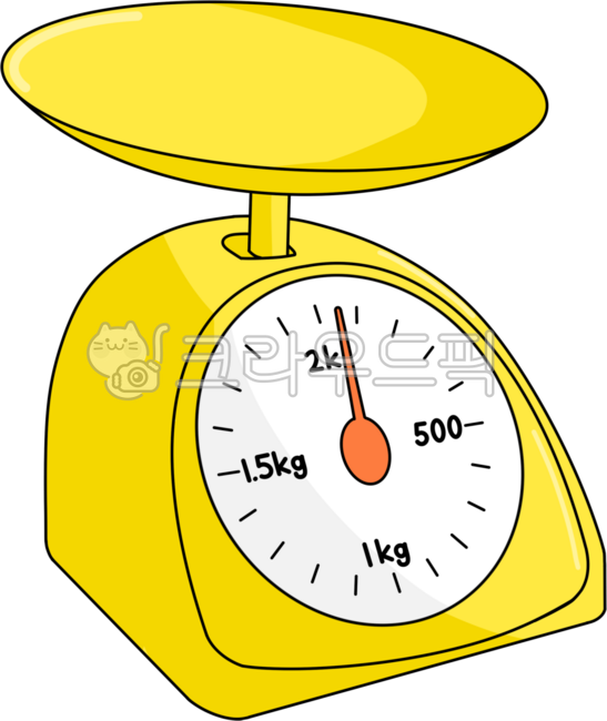 Scale,scale drawing,scale illustration,weight,cute scale,home scale