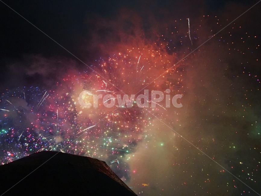 폭죽,새해,outdoors,옥외,야외,저녁,nightlife,fireworks
