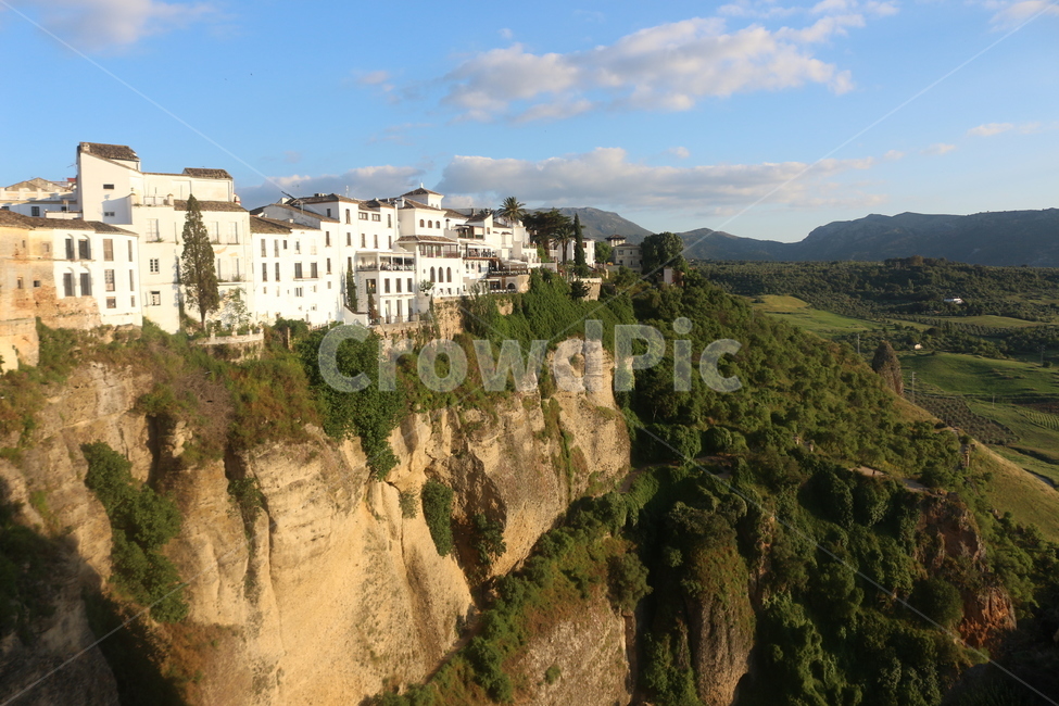절벽,절벽마을,유럽,유럽마을,산골짜기,론다