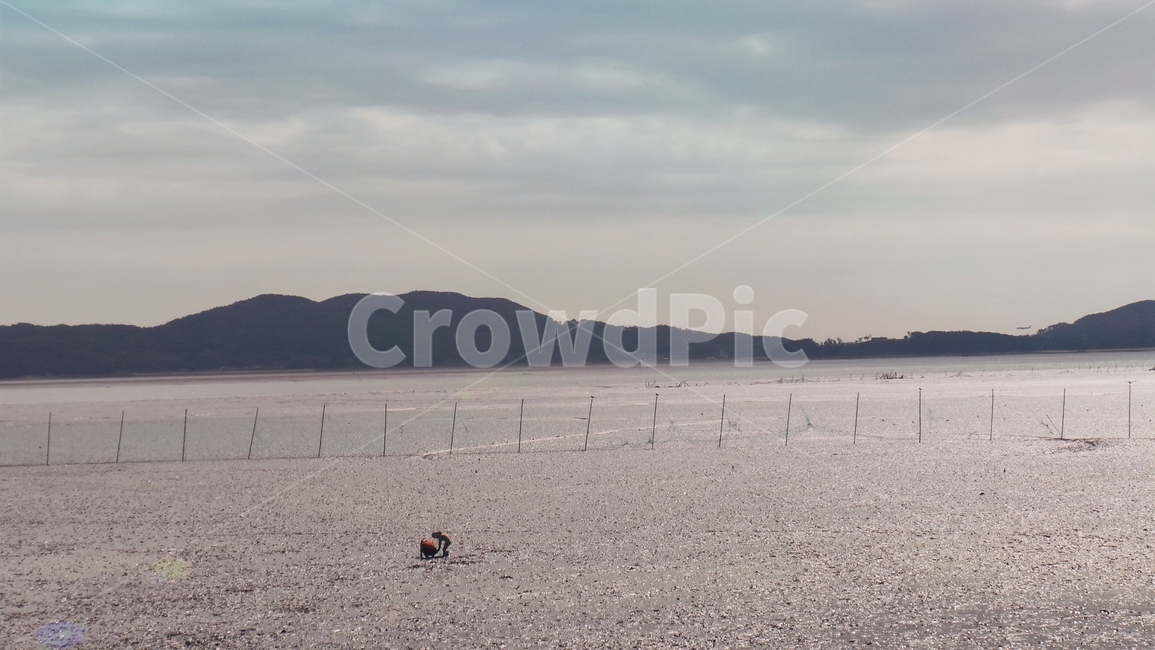 강화도,갯벌,바다,사람,뻘,구름,하늘,자연,풍경,nature,landscape,land,땅,outdoors,옥외