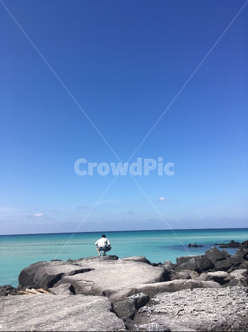 바다,해변,바닷가,제주도,김녕해수욕장,제주바다,sea,beach,landscape,sky,하늘,인물,남자,man,여행,trip,제주,김녕,해수욕장,여름,summer,해변,바다,beach,sea