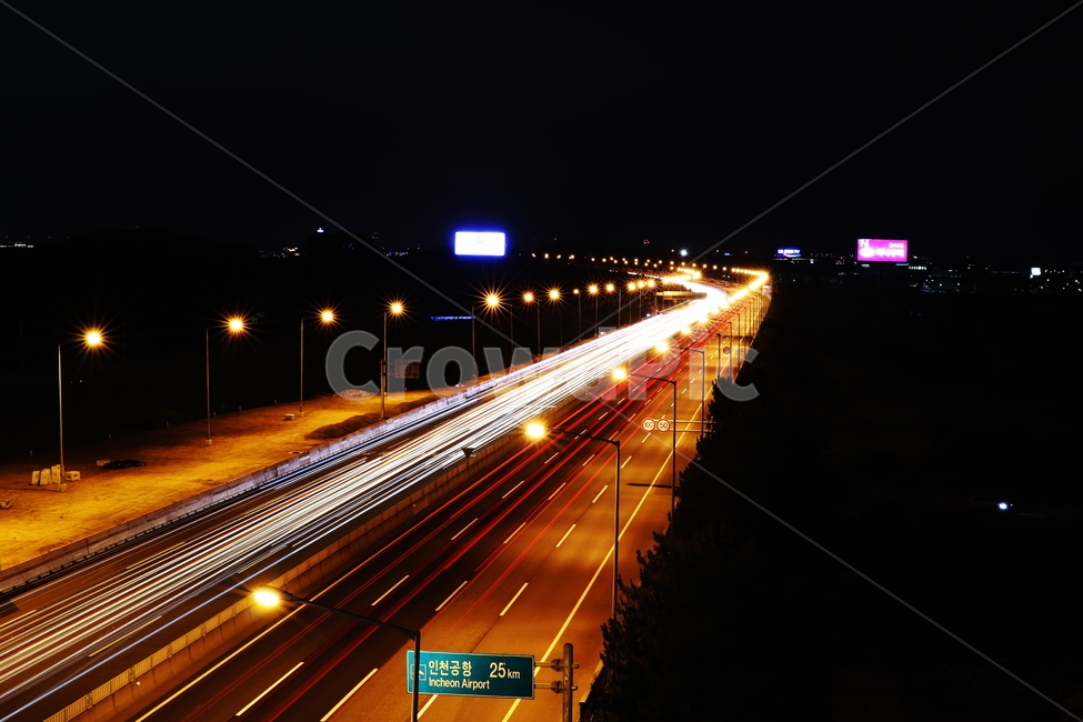 야경,가로등,도로,장노출,궤도,freeway,road