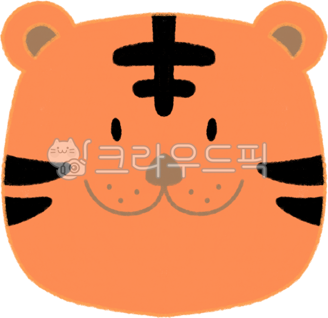 동물,동물얼굴,호랑이,animal,귀여운