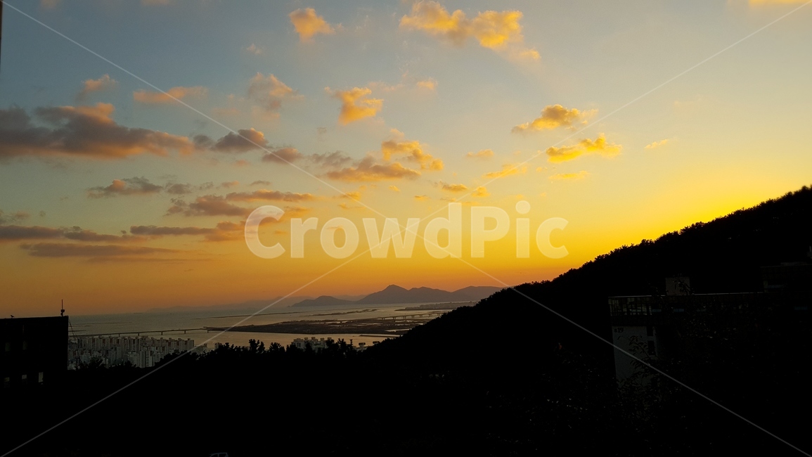 노을,sunset,nature,자연,부산,구름,하늘,cloud,mountain,sky,초저녁,자연,풍경,nature,landscape,outdoors,옥외