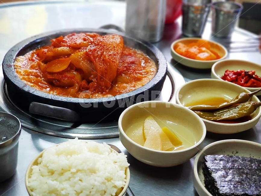 고등어찜,점심,식욕,묵은지,돌판
