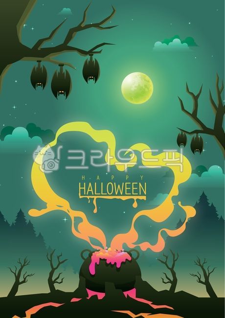 Illustration,discount,thrill,branch,cloud,October,bat,special price,design,vector,event,shopping,horror,night,smoke,banner,starlight,popup,sale,moon,sns,cauldron,Halloween,poster,object