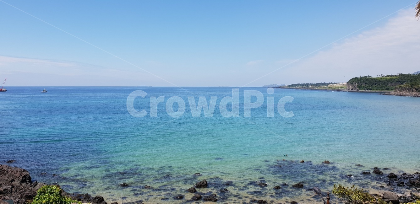 바다,하늘,푸른바다,해변,자연,맑은날씨,맑은하늘,제주도,제주바다,자연풍경,국내바다