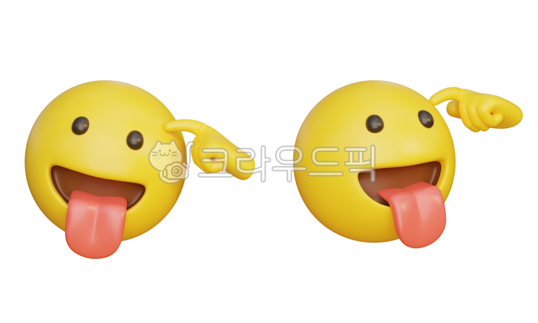 Emoticon,icon,emoji,expression,emotion,emotional expression,graphic,3d,3d,face,melon,tongue,tongue,crazy,strange,tasteless,stone