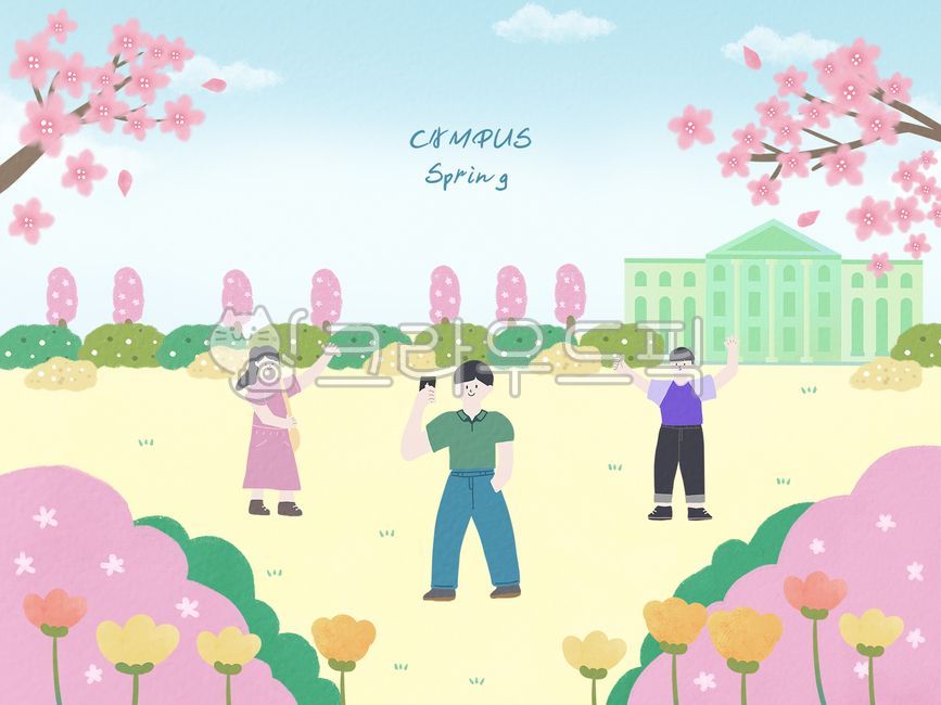 spring greeting,spring semester,student,university,clouds,scenery,youth,spring,character,college student,school,children,grass,middle school student,club,spring picnic,spring day,high school student,sky,campus,tree,picnic,azalea,tulip,friends,flower,cherr