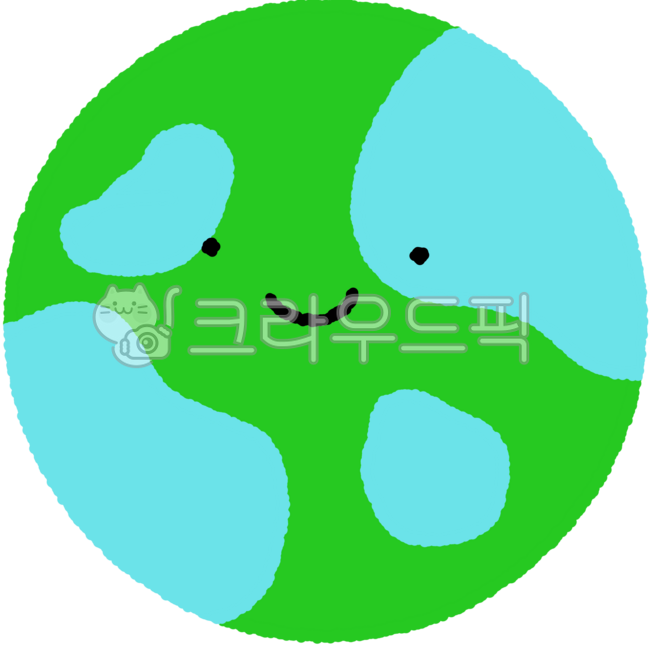 지구의날,지구,환경,환경보호,자연,자연보호,웃는지구,미소,웃고있는,지구이미지,지구스티커,지구그림,손그림,따뜻한그림체,심플한요소,심플한이미지,환경이미지,초록색,하늘색,푸른색