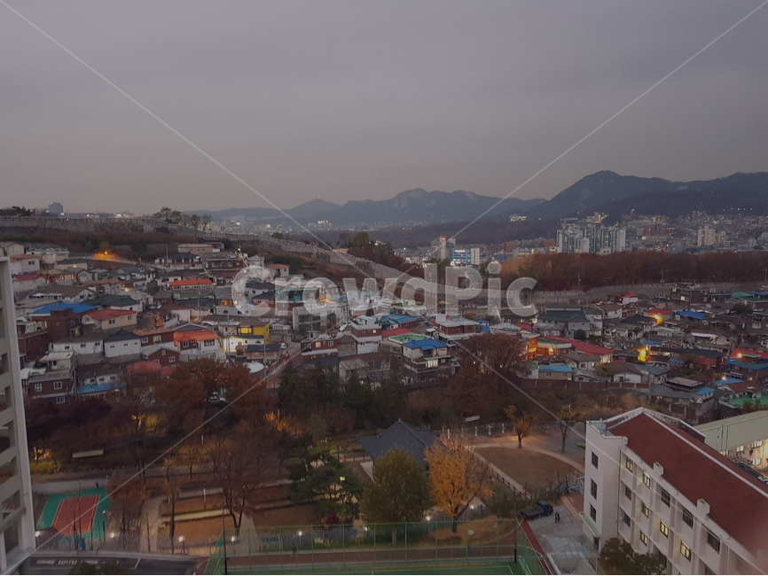 경치,조감도,풍경,성곽,옥외