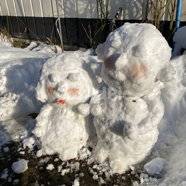 눈사람,커플눈사람,화장눈사람,코믹,nature,자연,outdoors,옥외,snow,눈,snowman,winter,겨울