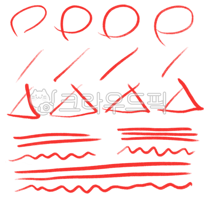 빨강색,펜,강조,동그라미,빨간,표시,채점,색연필,선,밑줄,곡선,세모,정답,오답,핸드드로잉,프로모션소스,분필,체킹,학습,문제집,교육,시험지,디자인소스,다양한,여러가지,모음,세트,컬렉션