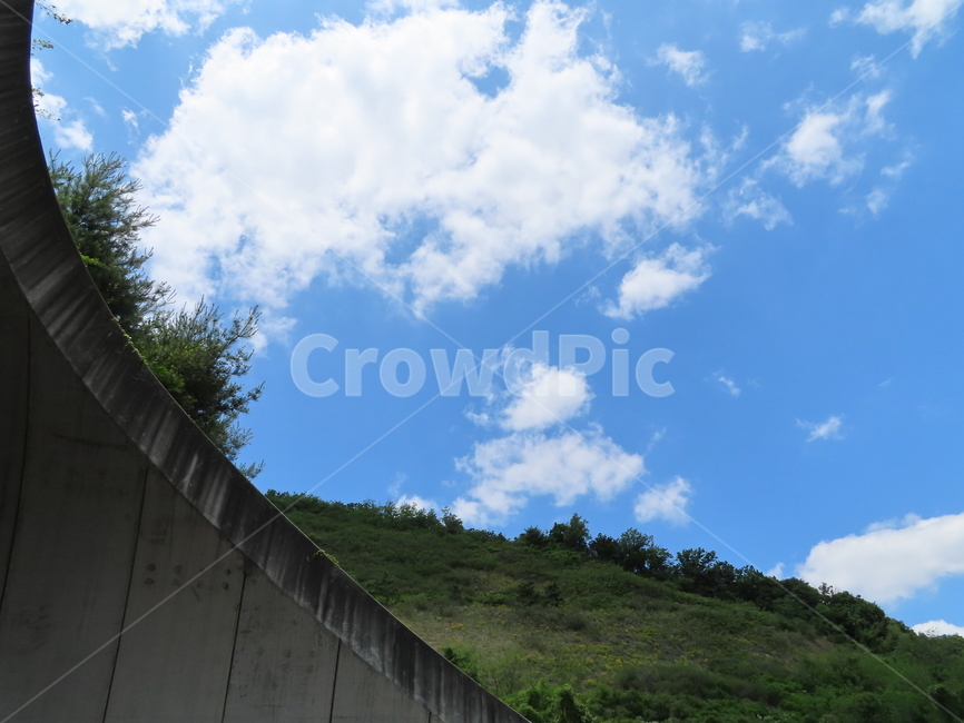 터널,구름,하늘,자연,흰색,파랑색,아름다움,풍경,tunnels,clouds,sky,nature,white,blue,beautiful,landscape