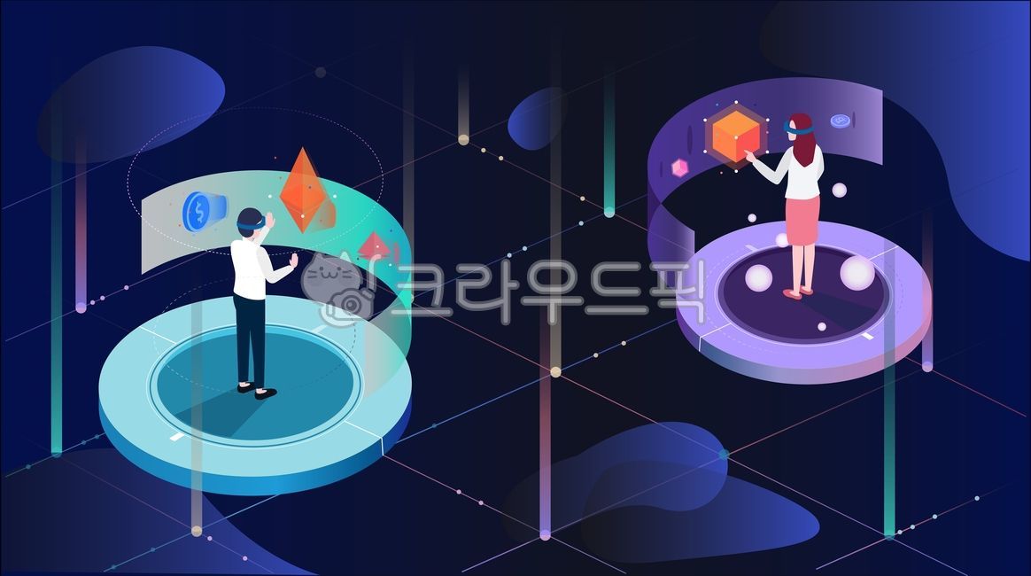 메타버스, 가상공간, 3d공간, 메타버스공간, 가상세계, 사진,이미지,일러스트,캘리그라피 IsabellaART작가