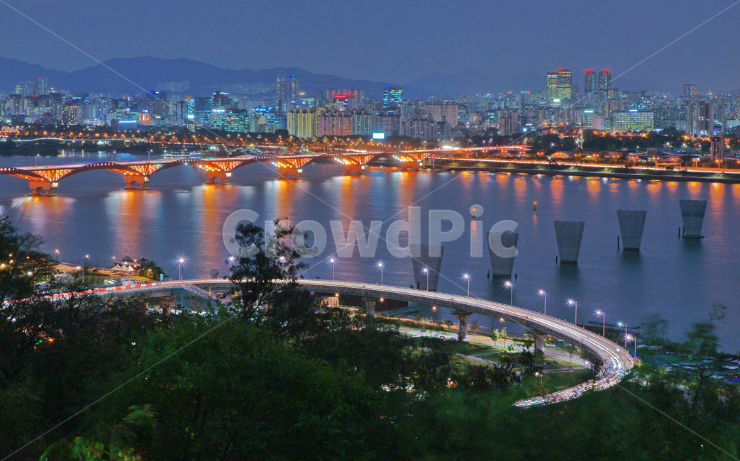 성산대교,한강다리,여의도,한강,하늘공원,야경,내부순환로,야경,밤,풍경,nightscape,night,landscape,도시,city,한국도시풍경,한국도시경관,korea cityscape,water,물,waterfront,워터 프론트