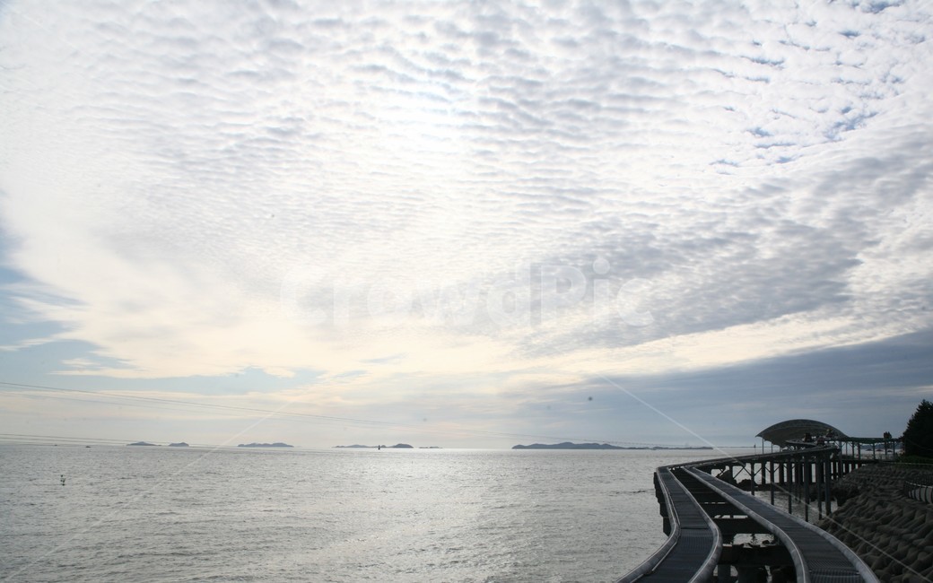 서해안,대천해수욕장,스카이바이크,바다,구름,자연,풍경,nature,landscape