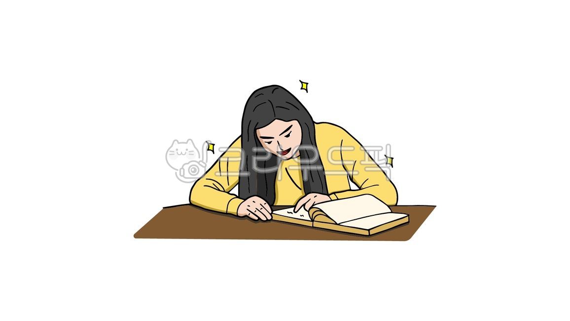 공부,공부하는학생,스터디,study,learning,교육,여자,여성,여학생,수험생,중학생,고등학생,시험공부,손그림,드로잉,라인드로잉,그림,일러스트