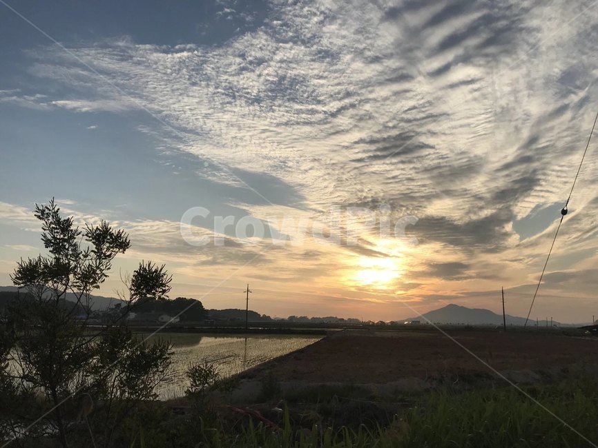 자연,nature,하늘,붉은하늘,일몰