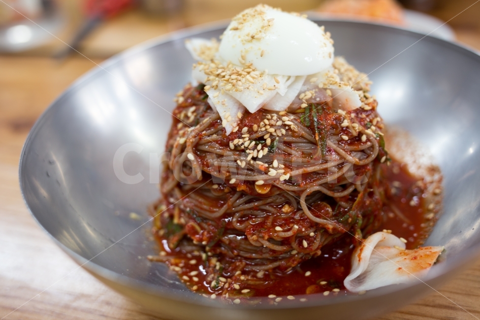 Makguksu,Bibim Noodles,Korean,noodle,Noodle dish