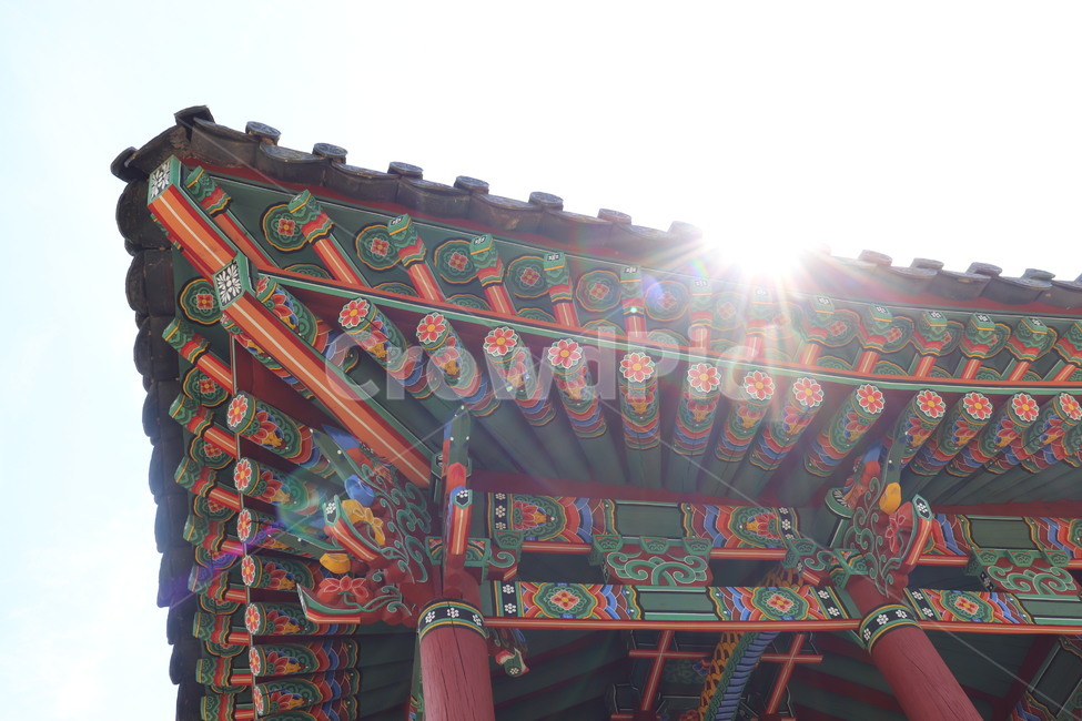 처마,기와,한옥,하늘,처마밑