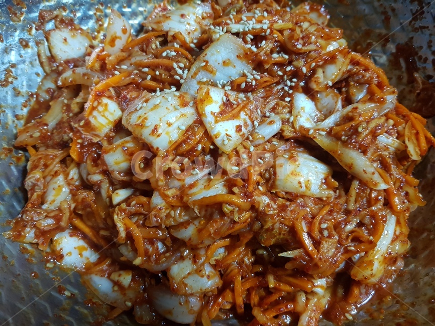 김치,겉절이,반찬,고추가루,깨