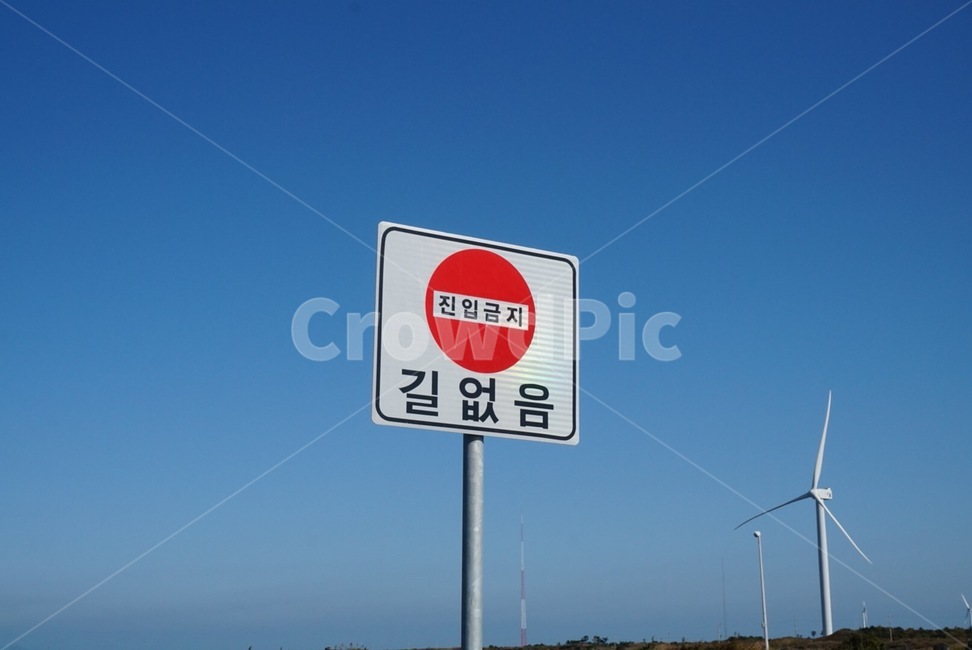 방황,풍경,표지판,제주,하늘