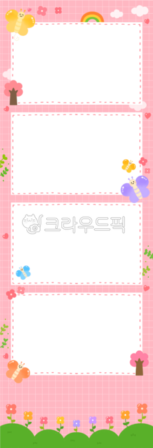 spring,Four cuts of life design,Four cuts of spring life,springdesign,spring illustration,Four cuts in life,spring character